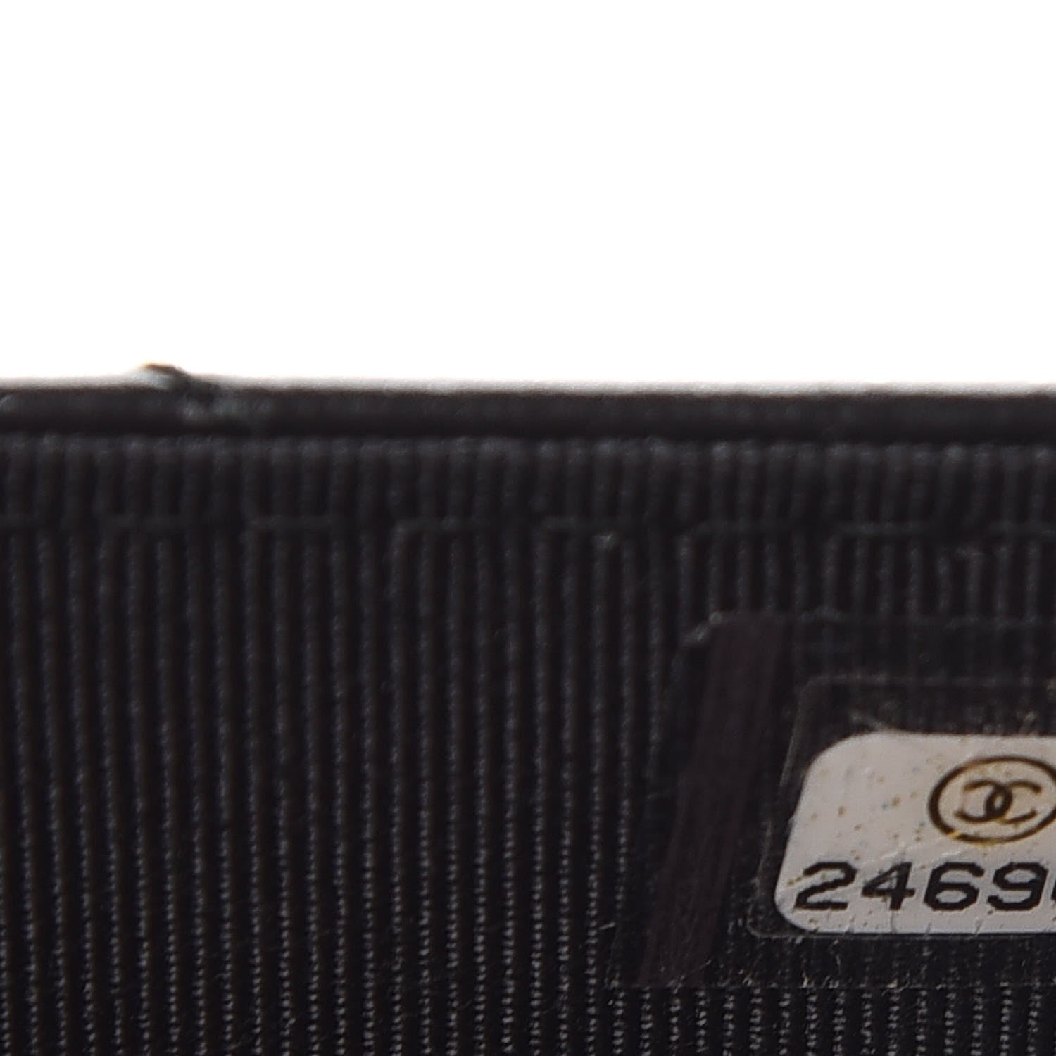 Chanel Aged Calfskin Chevron Quilted Reissue Wallet On Chain WOC So Black 8 of 9