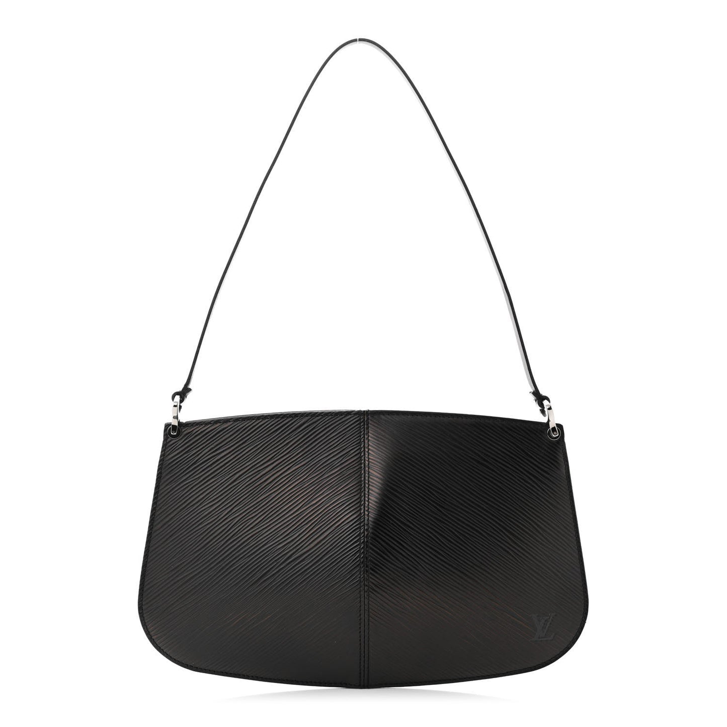 LOUIS VUITTON Epi Demi Lune Pochette Black