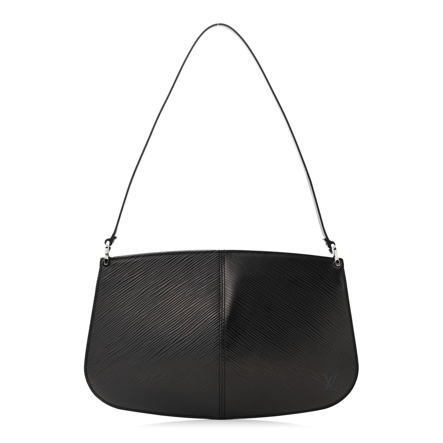 Louis Vuitton LOUIS VUITTON Epi Demi Lune Pochette Black 1 of 9