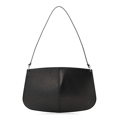 Louis Vuitton LOUIS VUITTON Epi Demi Lune Pochette Black 1 of 9
