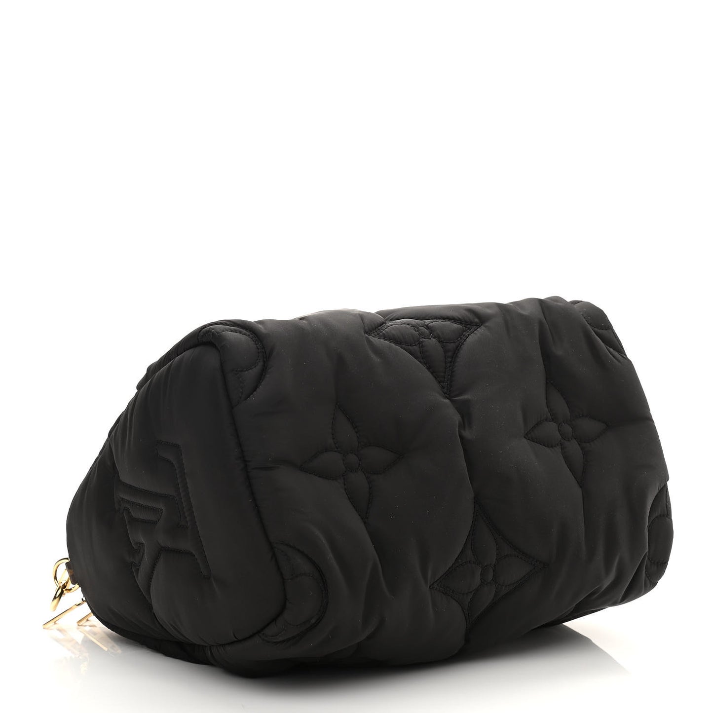 Econyl Mini Monogram Pillow Speedy Bandouliere 25 Black