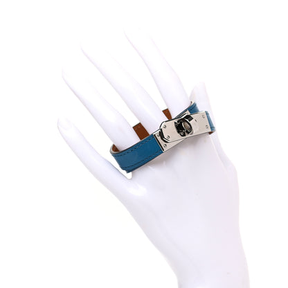 Hermes Swift Kelly Double Tour Bracelet XS Bleu Izmir 2 of 4