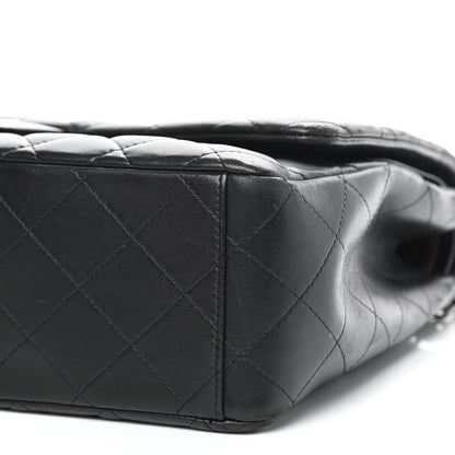 Chanel Lambskin Quilted Maxi Double Flap Black 6 of 8