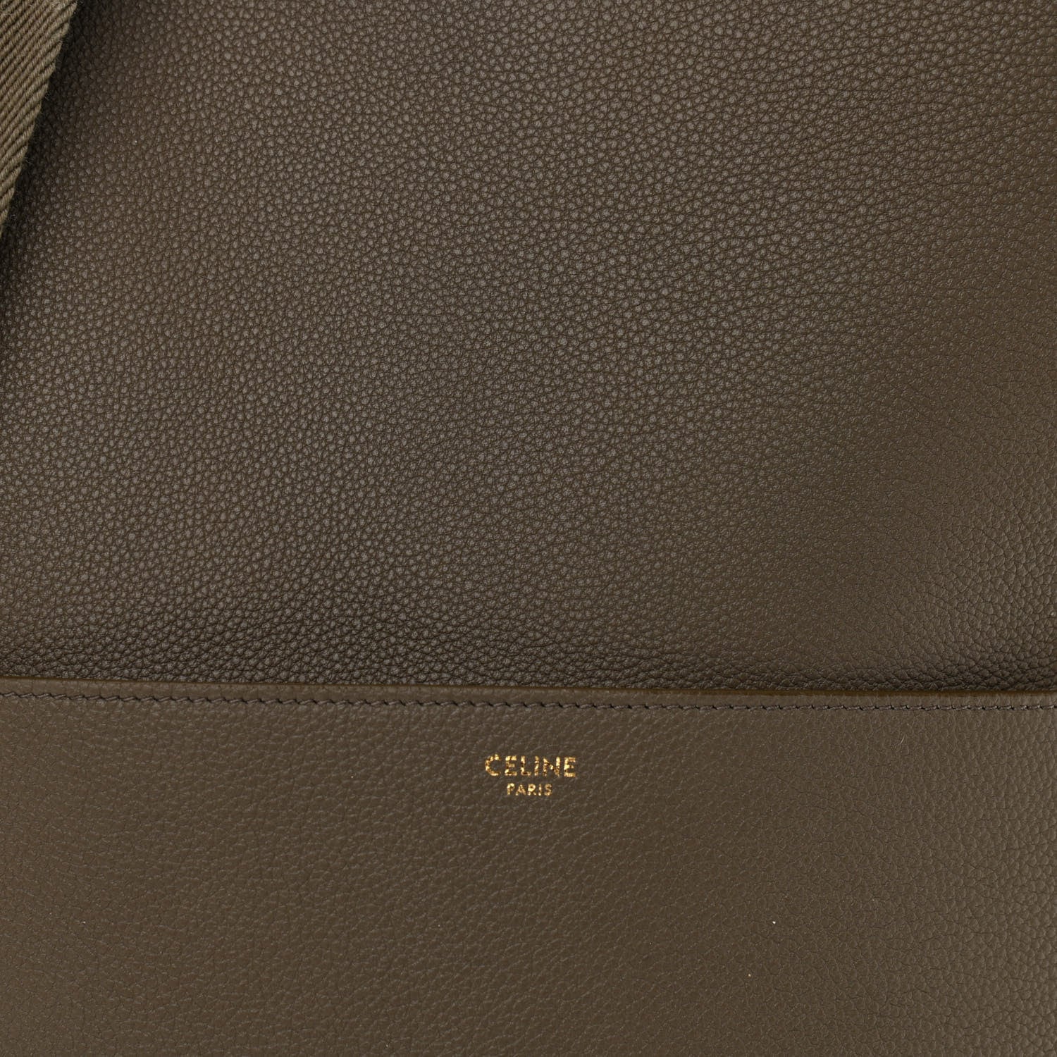 Celine Soft Grained Calfskin Sangle Bucket Bag Taupe 9 of 12