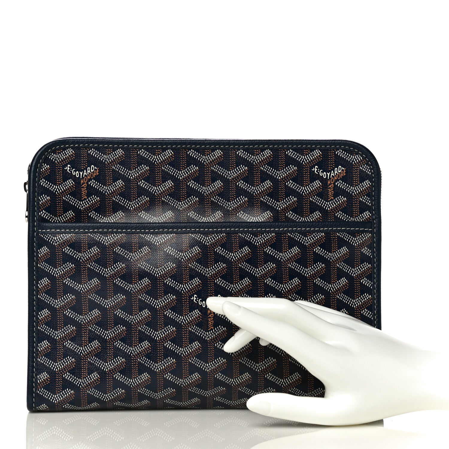 Goyard Goyardine Jouvence Toiletry Pouch Navy 2 of 15