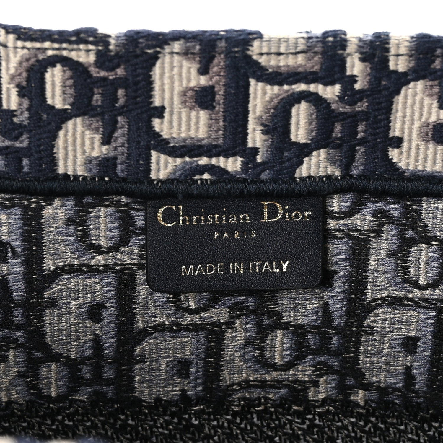 Christian Dior Oblique Medium Book Tote Blue Multicolor 6 of 11