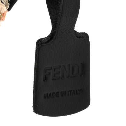 Fendi Calfskin Ribbon Lace Up Floral Strap You Grey White 4 of 4