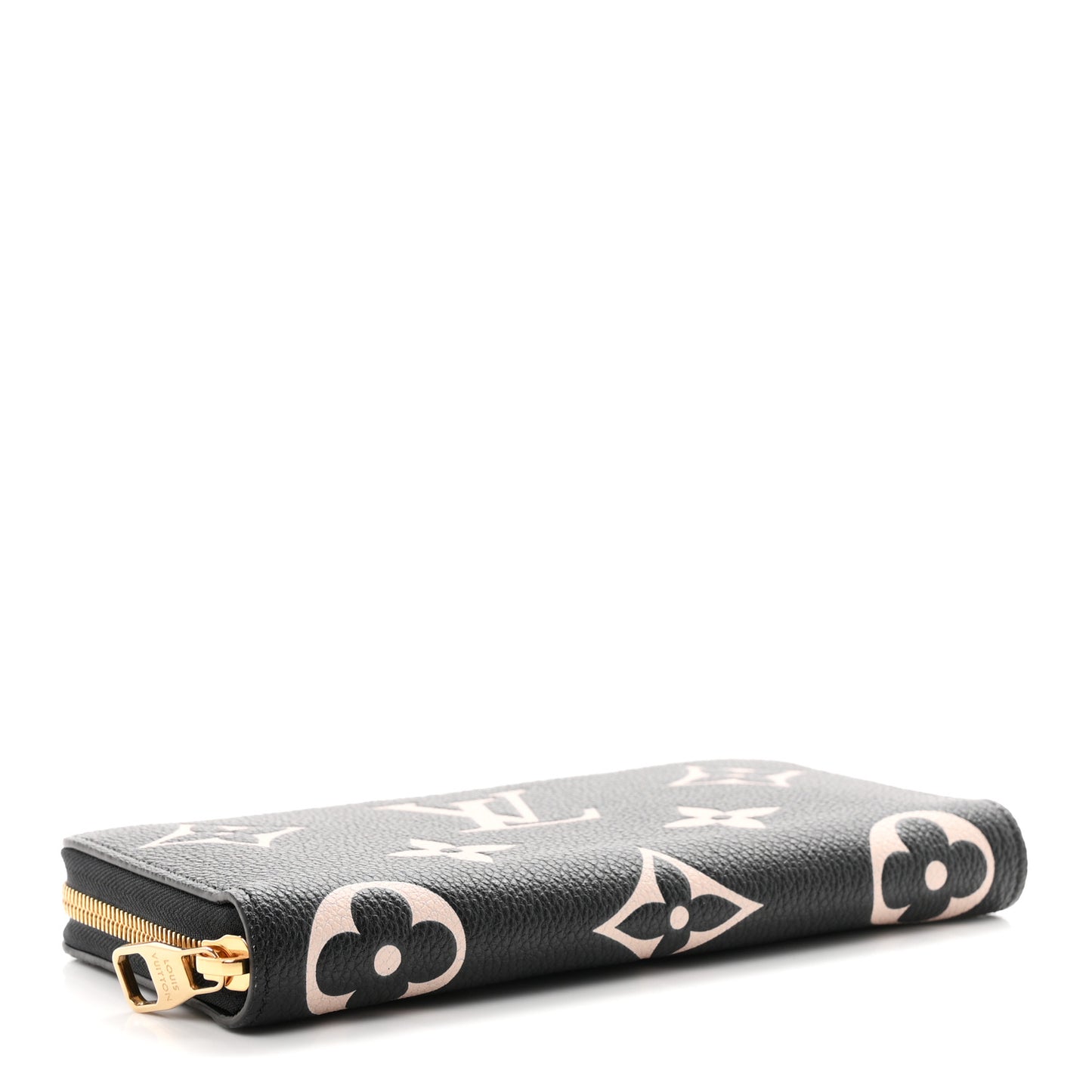 Empreinte Monogram Giant Zippy Wallet Black Beige