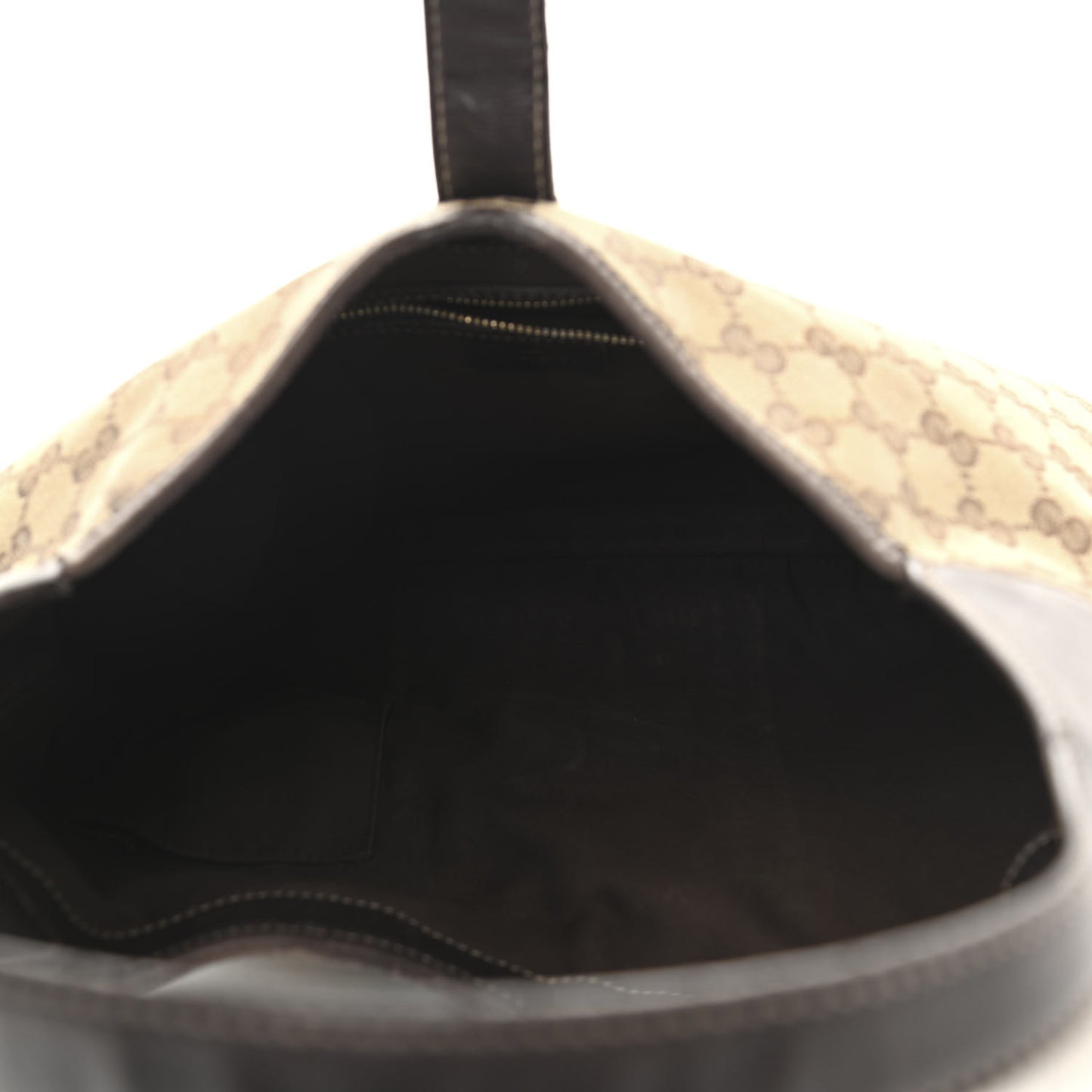 Monogram Web Jackie O Bouvier Hobo Dark Brown