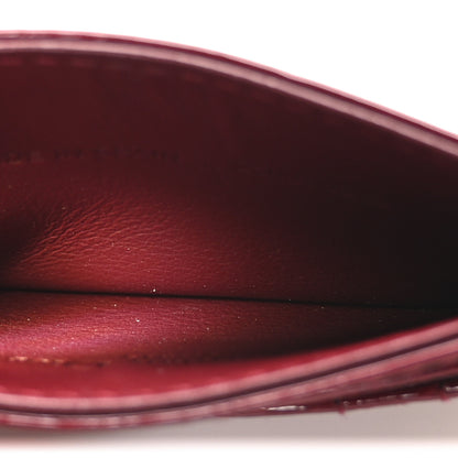 Christian Dior Patent Cannage Lady Dior Card Holder Red 5 of 7