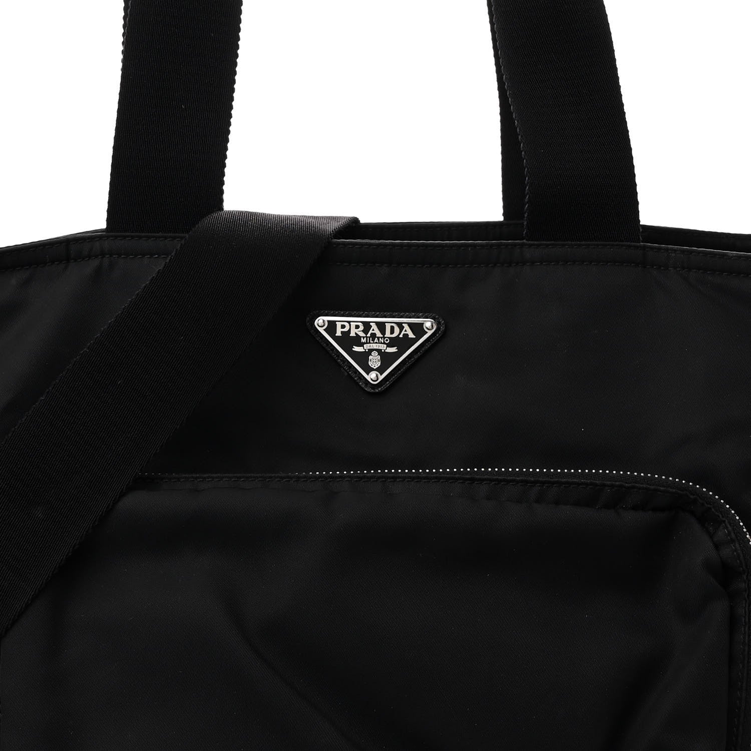 Prada Tessuto Nylon Vela Diaper Bag Black 8 of 12