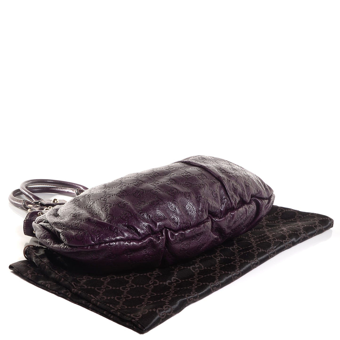 Guccissima Studded Medium Pelham Shoulder Bag Purple