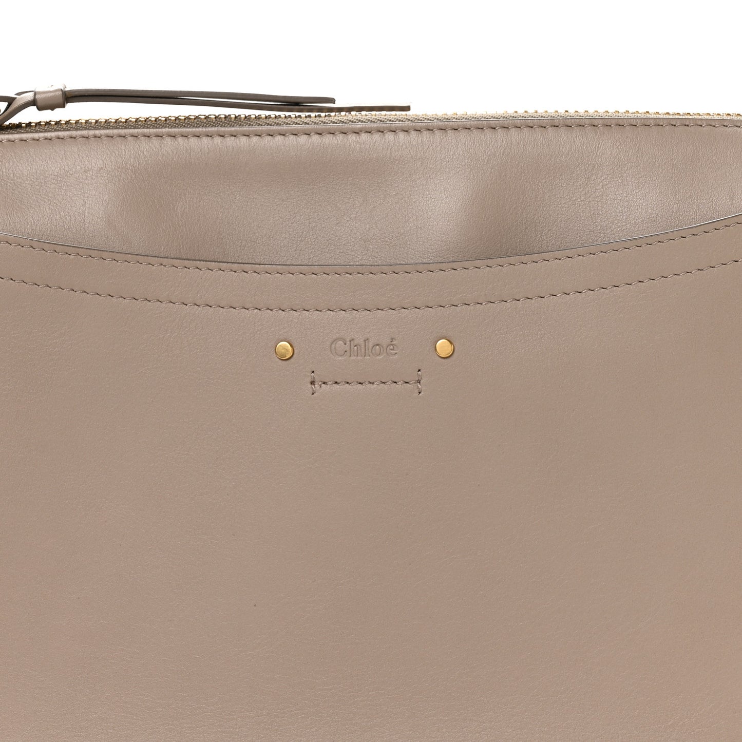 Calfskin Suede Medium Roy Bag Motty Grey