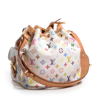 Louis Vuitton Monogram Multicolor Petit Noe White 3 of 6
