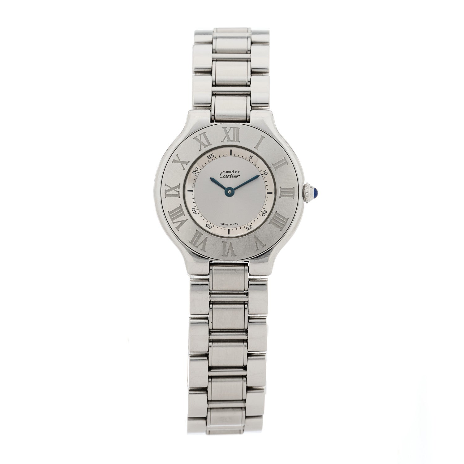 Cartier Stainless Steel 31mm Must De 21 Quartz Watch 1 of 4