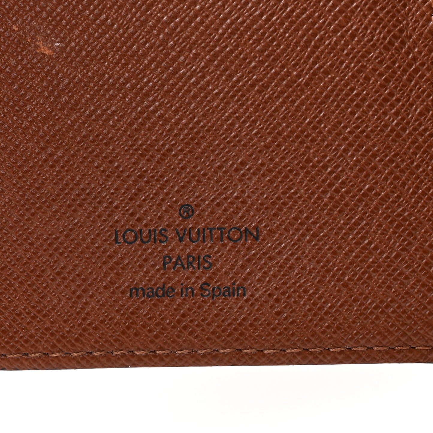 Monogram Pocket Agenda Cover