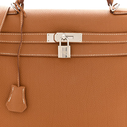 Hermes Togo Kelly Retourne 32 Gold 8 of 12