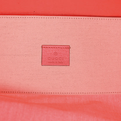 Gucci Patent Canvas Frame Logo Vertical Tote Glam Pink 6 of 11