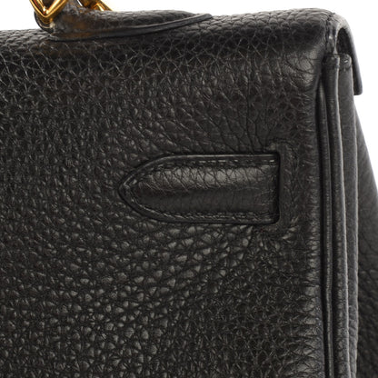 Hermes Taurillon Clemence Kelly Retourne 35 Black 13 of 23