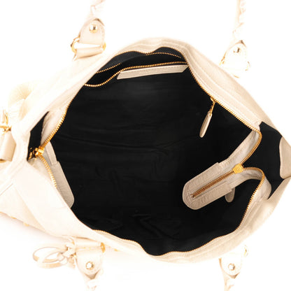 Balenciaga Agneau Giant 12 Gold Hardware City Blanc Creme Light Craie 6 of 8
