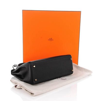 Hermes Togo Kelly Retourne 35 Black 3 of 23