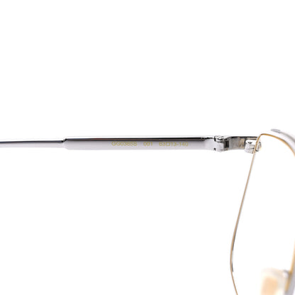 Gucci Metal Aviator Sunglasses GG0365S Silver Gold 5 of 8