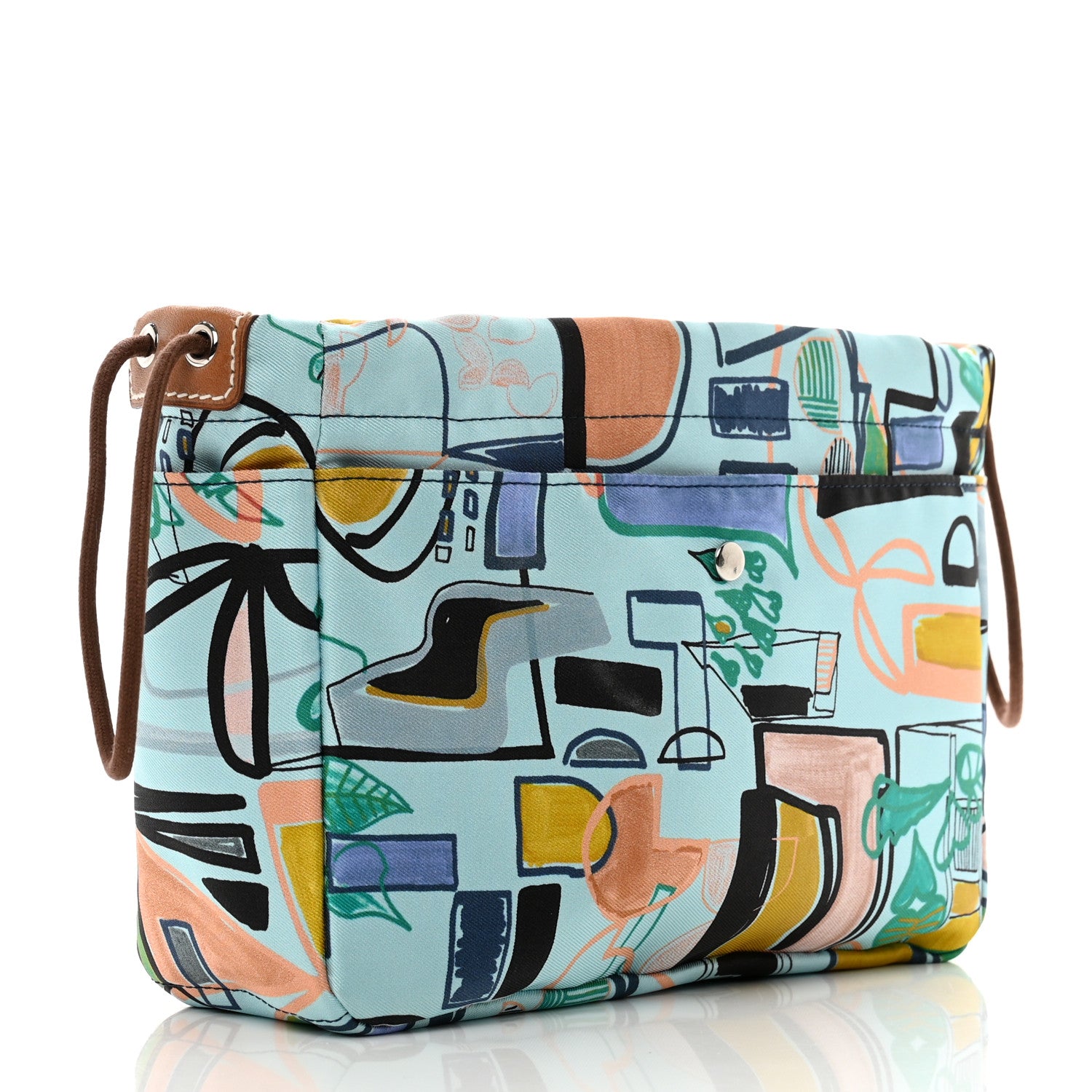 Hermes Silk Musardine Barenia Fourbi 20 PM Bag Insert Gold 3 of 6