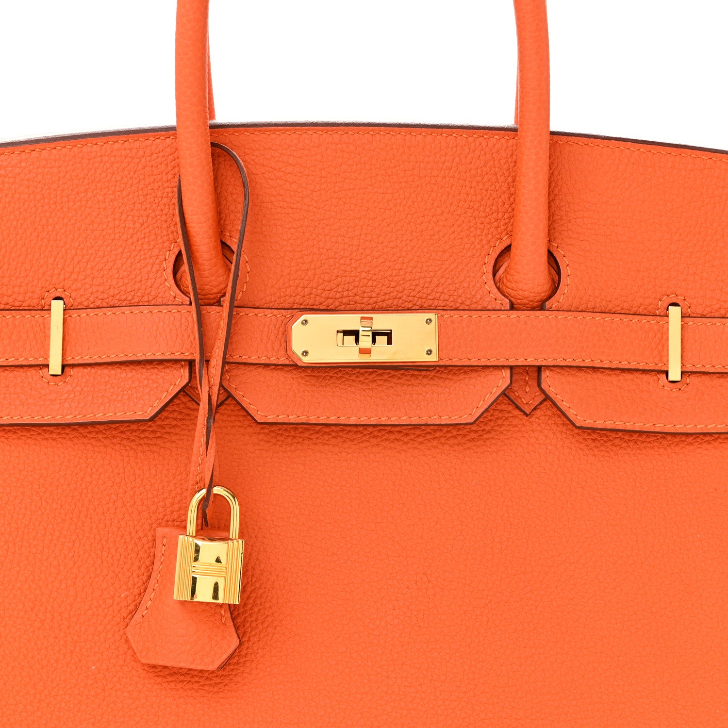 Hermes Togo BIRKIN 35 Orange 8 of 15