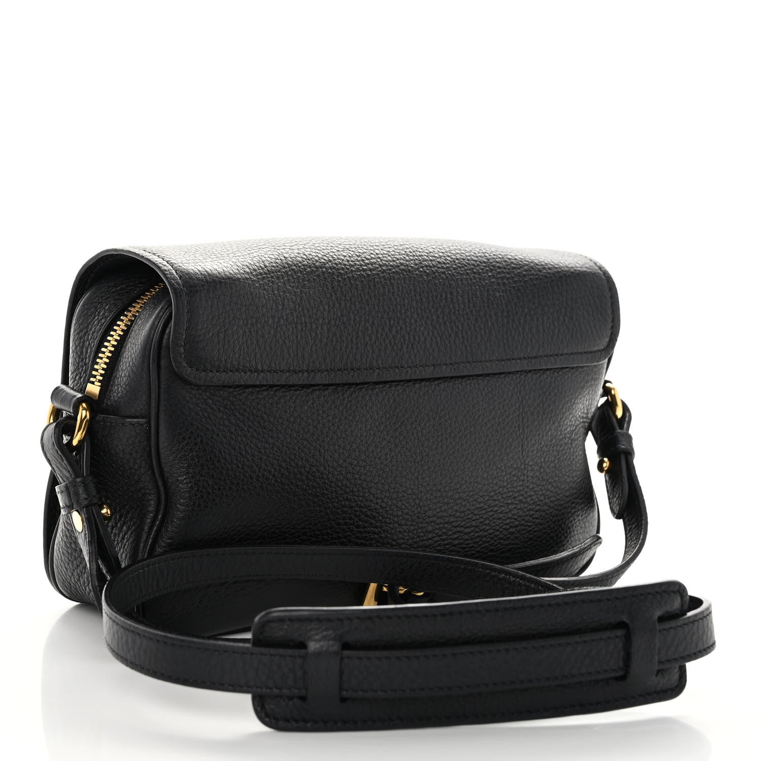 Prada Vitello Phenix Crossbody Bag Black 3 of 11