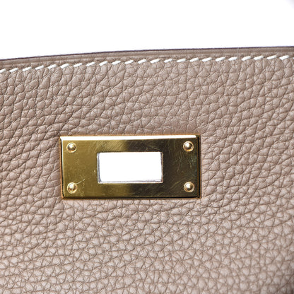 Hermes Togo Kelly Retourne 28 Etoupe 22 of 41