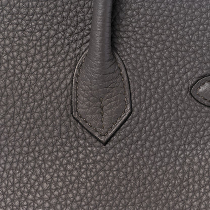 Hermes Togo Birkin 25 Etain 11 of 36