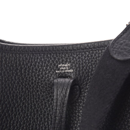 Hermes Taurillon Clemence Evelyne TPM Black 6 of 9