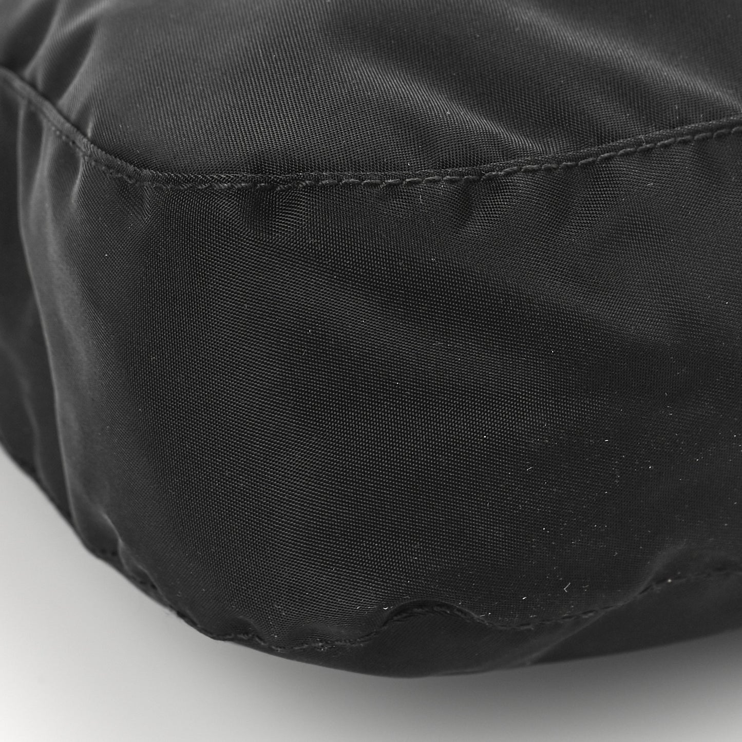Nylon Messenger Bag Black