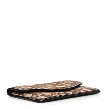 Christian Dior Monogram Envelope Flap Pouch Brown 3 of 8