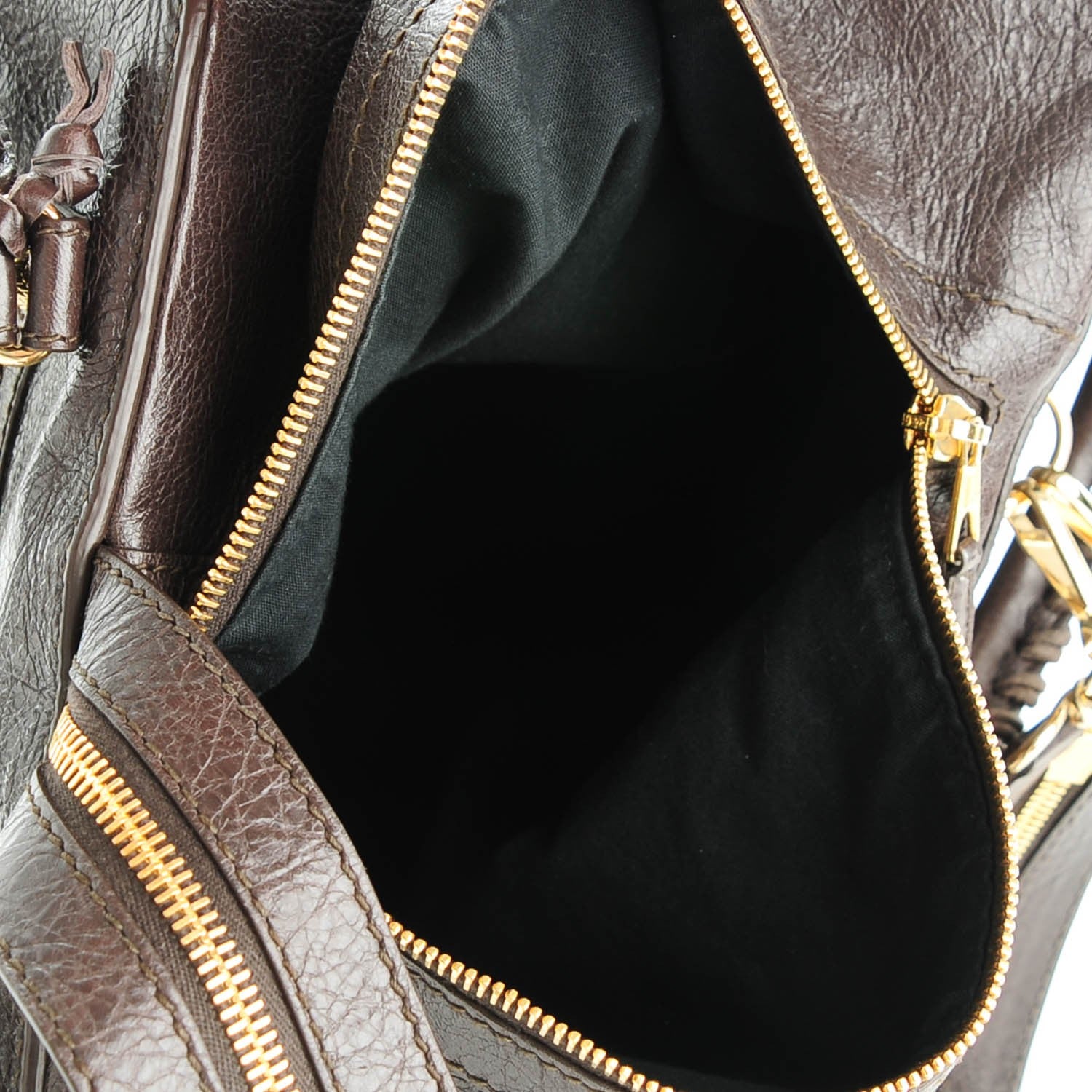 Balenciaga Agneau Giant 12 Gold Hardware Zip Traveler Backpack Charbon 5 of 7