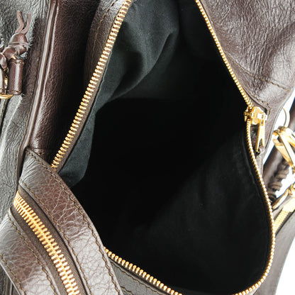 Balenciaga Agneau Giant 12 Gold Hardware Zip Traveler Backpack Charbon 5 of 7