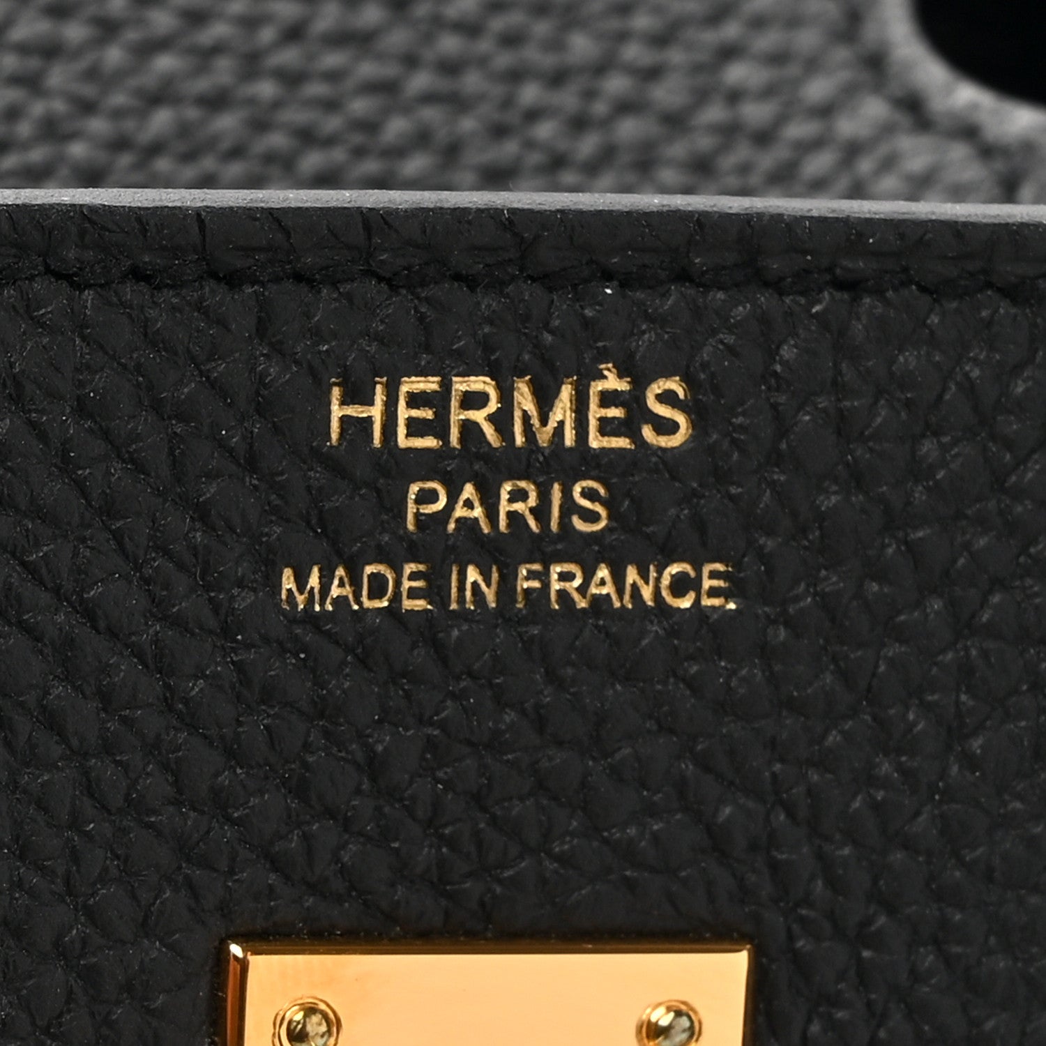Hermes Togo Birkin 25 Black 6 of 11