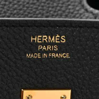 Hermes Togo Birkin 25 Black 6 of 11