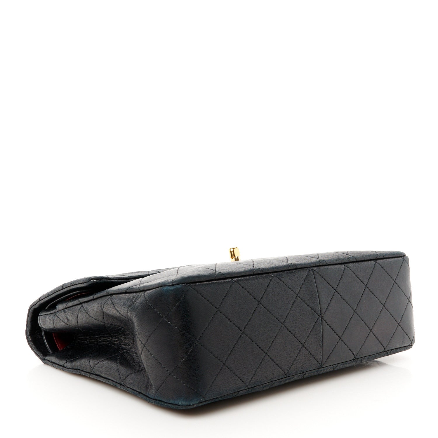 Chanel Lambskin Quilted Medium Double Flap Black 4 of 14