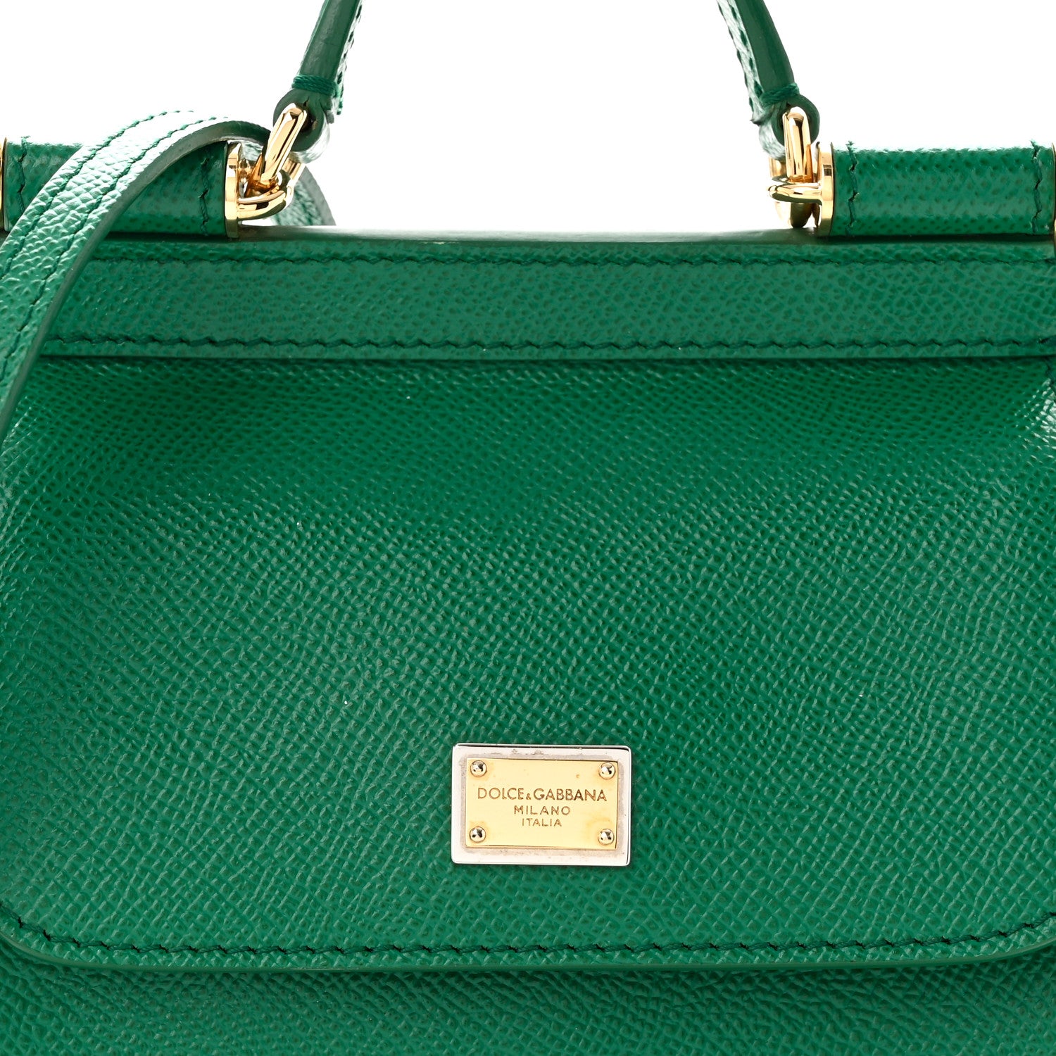 Dolce & Gabbana Dauphine Micro Miss Sicily Satchel Green 7 of 9