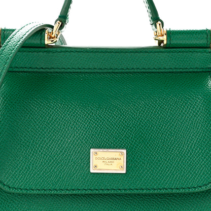 Dolce & Gabbana Dauphine Micro Miss Sicily Satchel Green 7 of 9