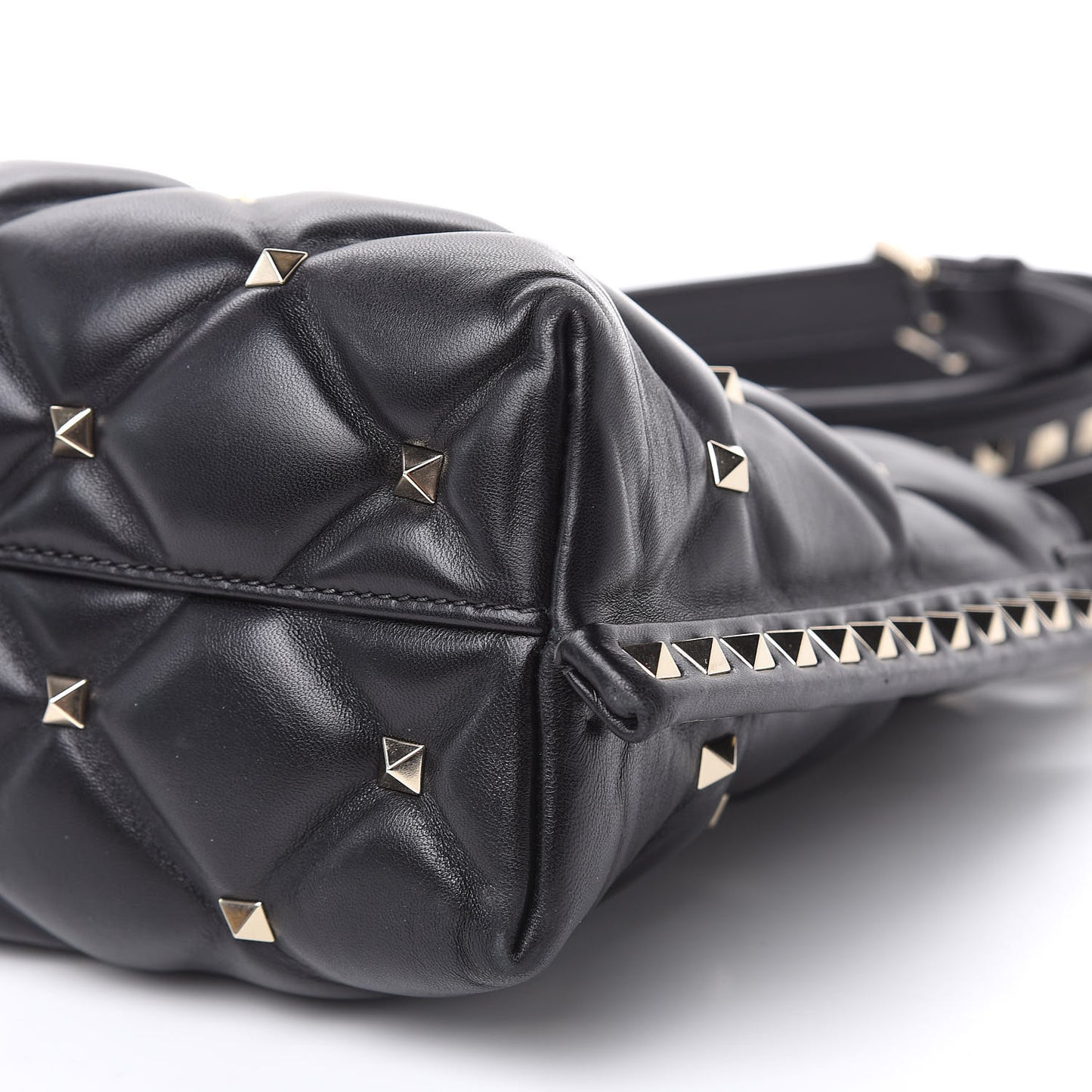 Nappa Candystud Shoulder Bag Black