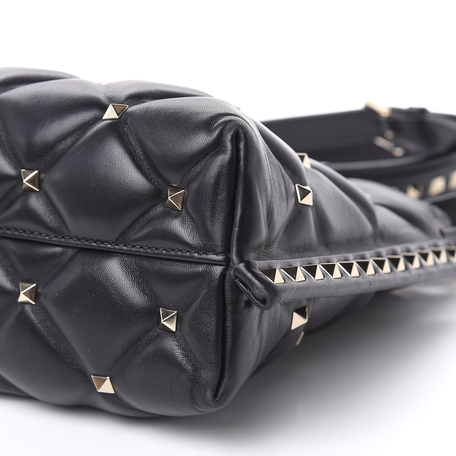 Valentino Garavani Nappa Candystud Shoulder Bag Black 8 of 11