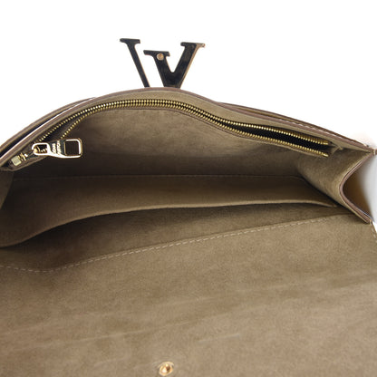 Louis Vuitton Calfskin Neo Sobe Louise EW Clutch Gold 5 of 11