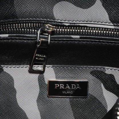 Prada Saffiano Soft Camouflage Print Tote Marmo Dis Camouflage 6 of 9