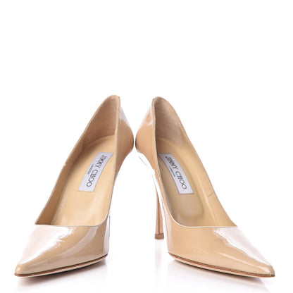 Jimmy Choo Patent Lilac 100 36 Nude 5 of 10