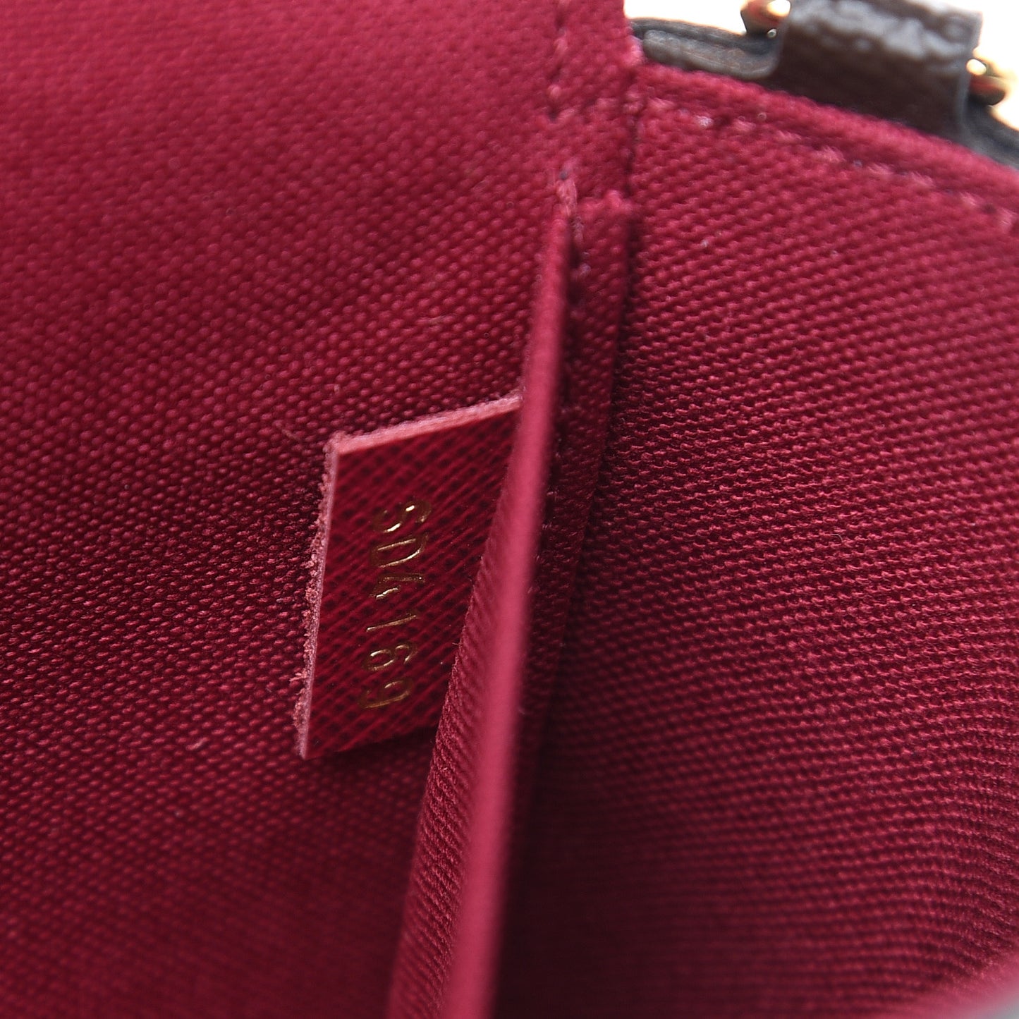 Monogram Pochette Felicie Chain Wallet Fuchsia