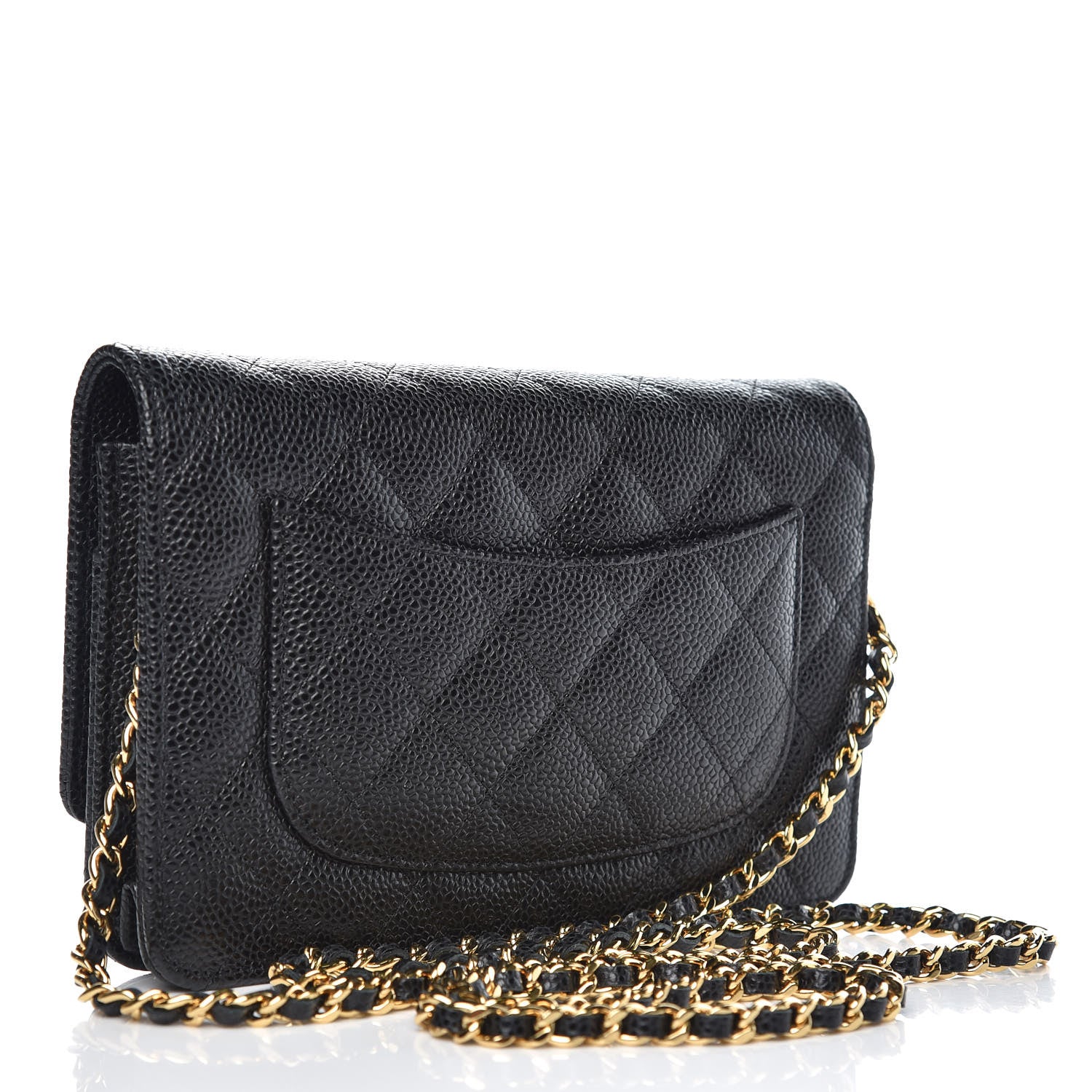 Chanel Caviar Quilted Wallet On Chain WOC Black 3 of 8