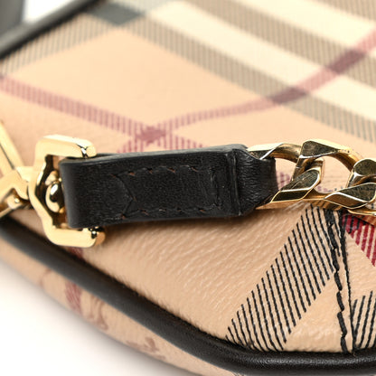 Burberry Haymarket Check Clara Pochette Chocolate 10 of 10