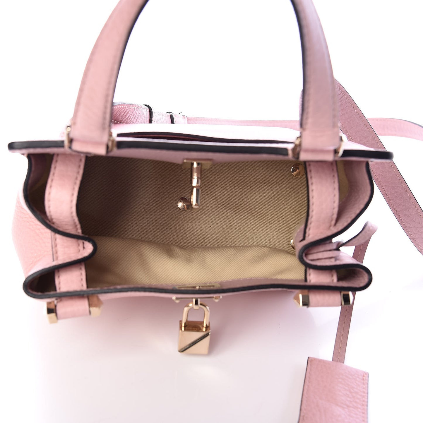 Pebbled Calfskin Small Joylock Satchel Loto